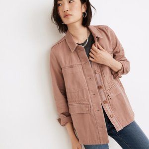 Madewell Chore Jacket, small, earth pink